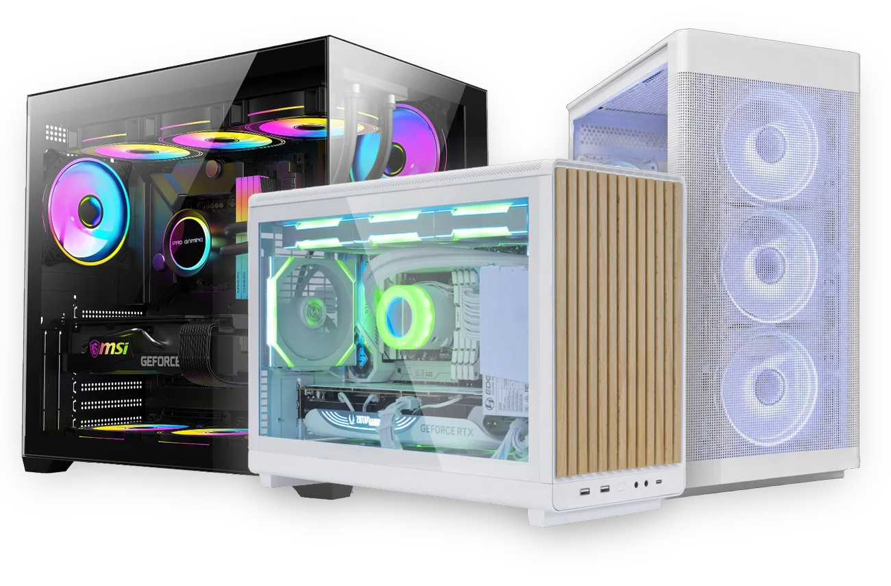 Custom PC Builds Showcase — Dual-Chamber, Mini-ITX and Airflow Gaming Rigs
