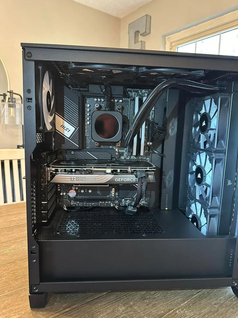 1440p Sweet Spot Custom PC Interior Hardware