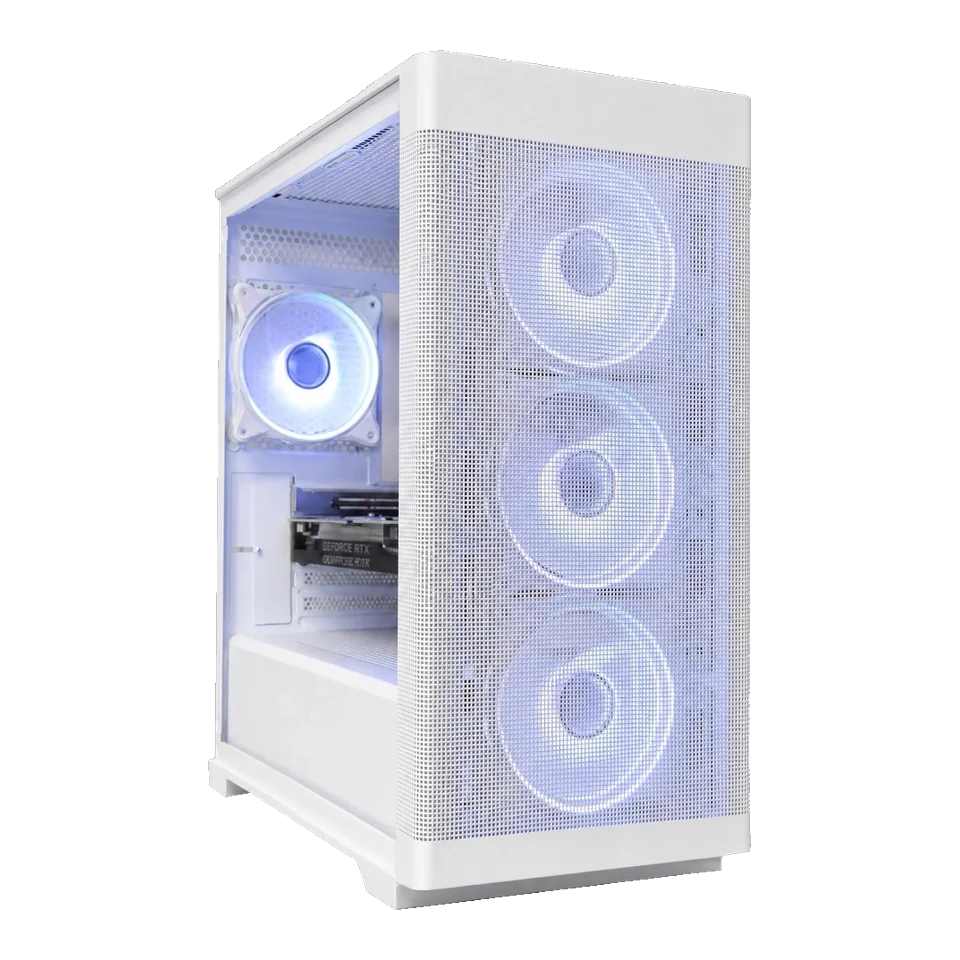 Custom All-White Watercooled Gaming PC Southport